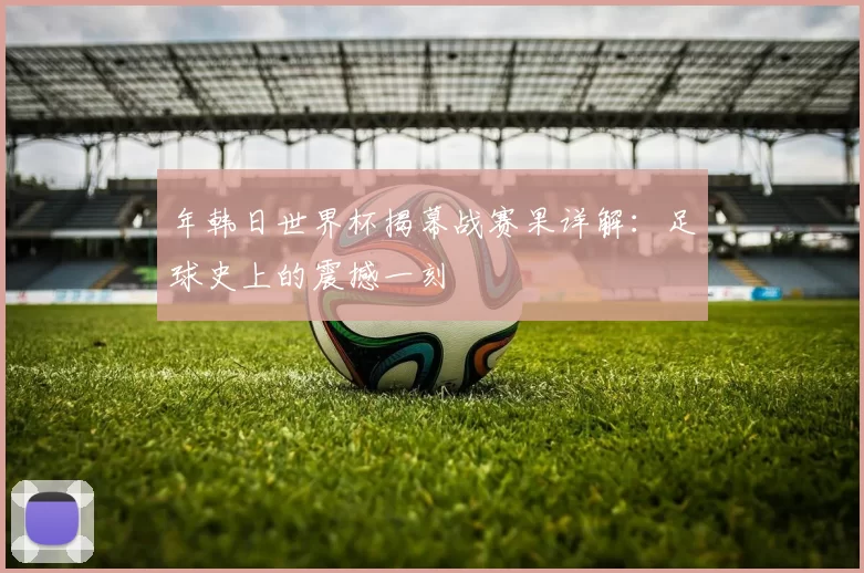 年韩日世界杯揭幕战赛果详解:足球史上的震撼一刻