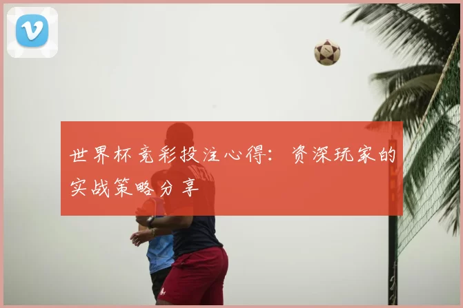 世界杯竞彩投注心得:资深玩家的实战策略分享