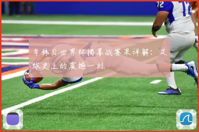 年韩日世界杯揭幕战赛果详解:足球史上的震撼一刻